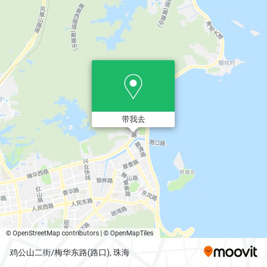鸡公山二街/梅华东路(路口)地图