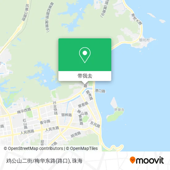 鸡公山二街/梅华东路(路口)地图