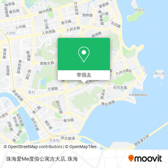 珠海爱Me度假公寓吉大店地图
