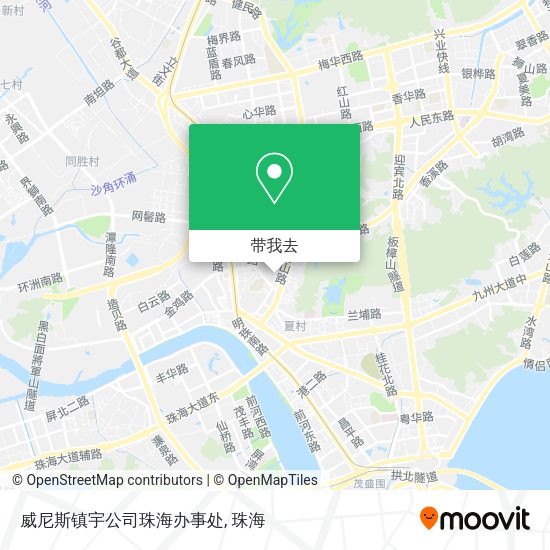 威尼斯镇宇公司珠海办事处地图