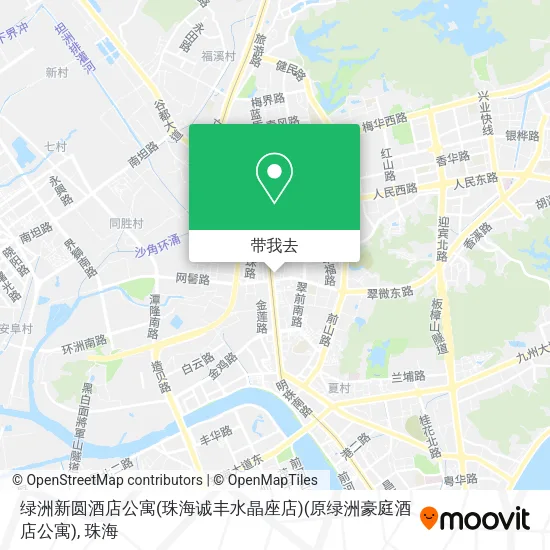 绿洲新圆酒店公寓(珠海诚丰水晶座店)(原绿洲豪庭酒店公寓)地图