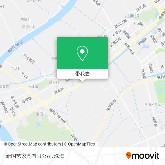 新国艺家具有限公司地图