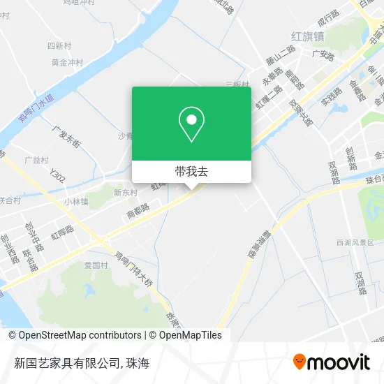 新国艺家具有限公司地图