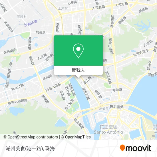 潮州美食(港一路)地图