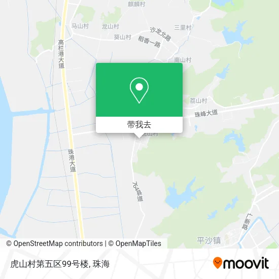 虎山村第五区99号楼地图