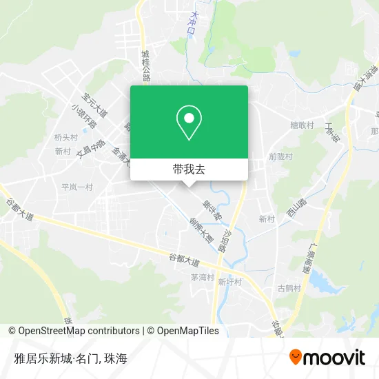 雅居乐新城·名门地图
