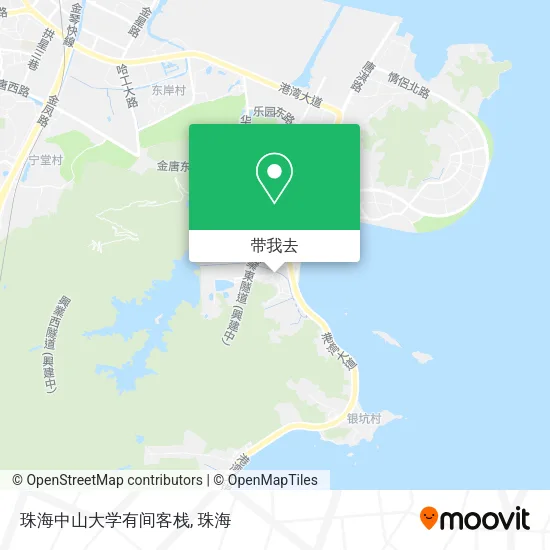 珠海中山大学有间客栈地图