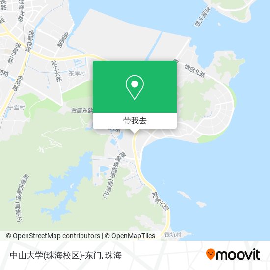 中山大学(珠海校区)-东门地图