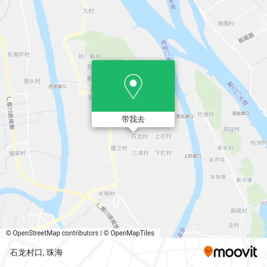 石龙村口地图