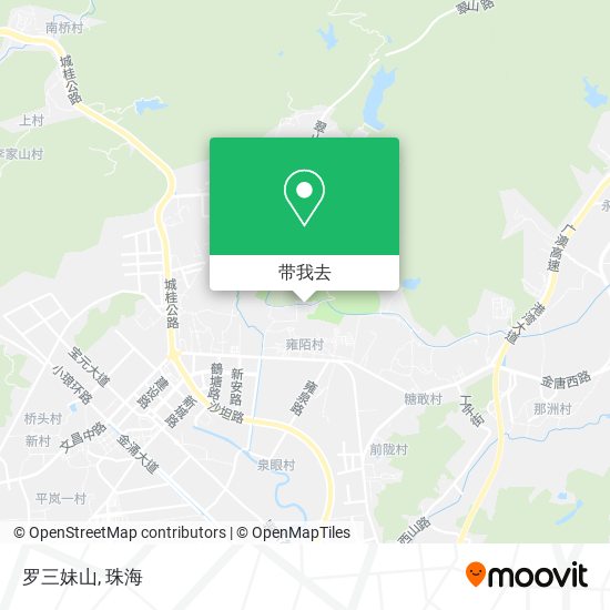 罗三妹山地图