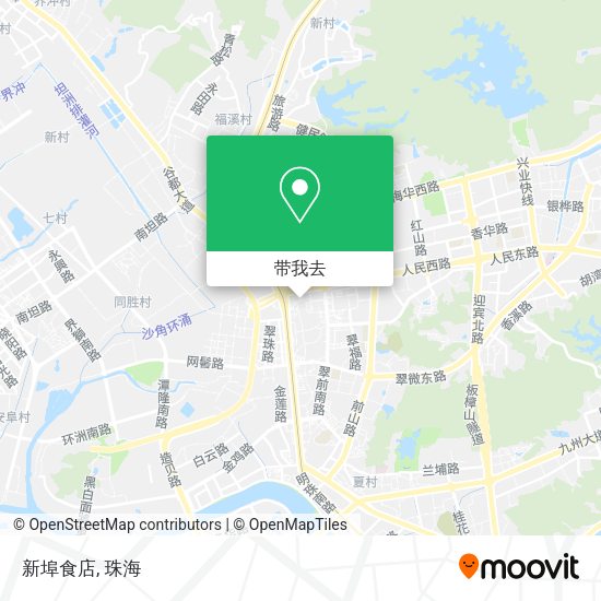 新埠食店地图