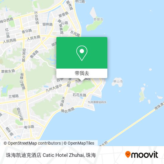 珠海凯迪克酒店 Catic Hotel Zhuhai地图