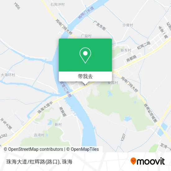 珠海大道/红晖路(路口)地图