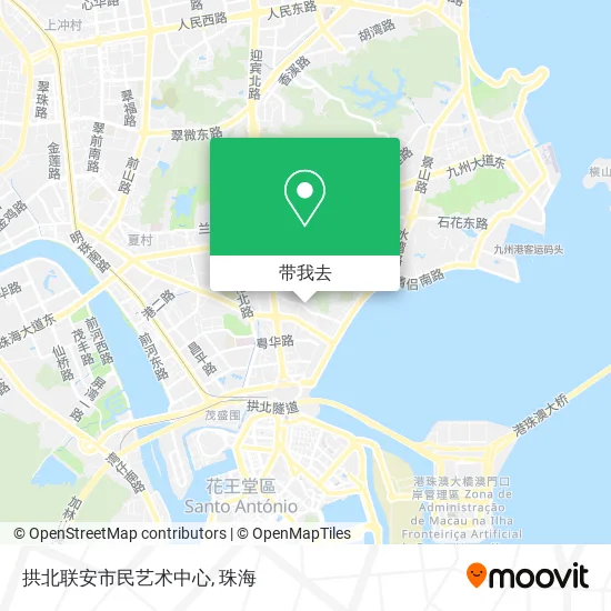 拱北联安市民艺术中心地图