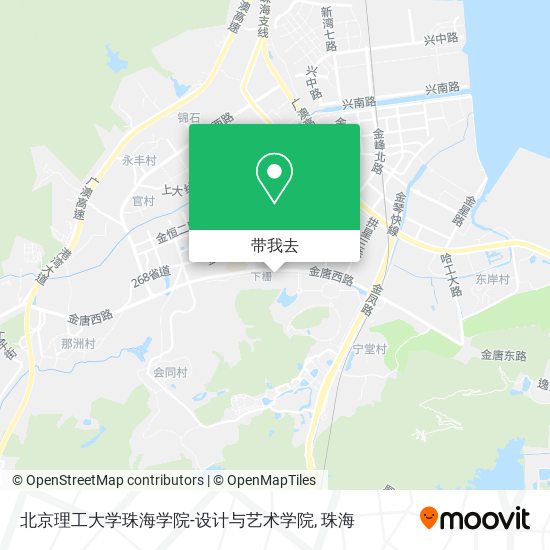 北京理工大学珠海学院-设计与艺术学院地图