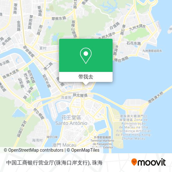 中国工商银行营业厅(珠海口岸支行)地图