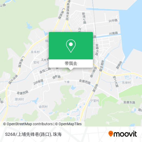 S268/上埔先锋巷(路口)地图