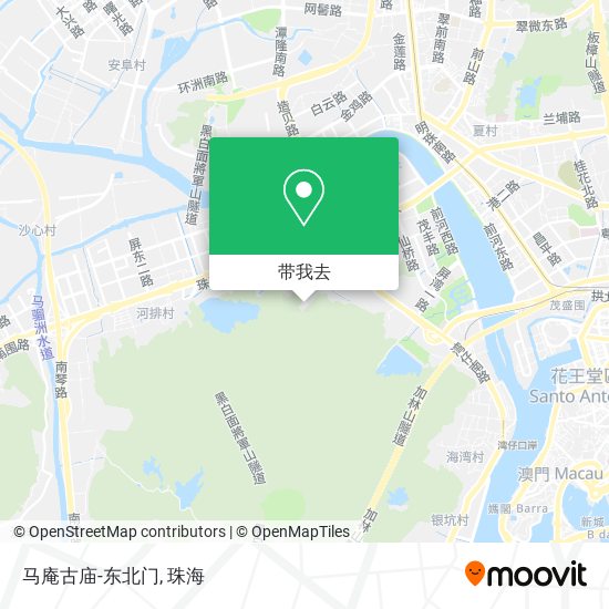 马庵古庙-东北门地图
