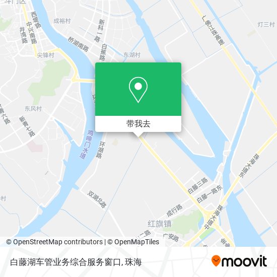 白藤湖车管业务综合服务窗口地图