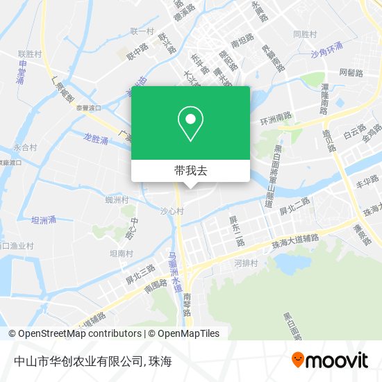 中山市华创农业有限公司地图