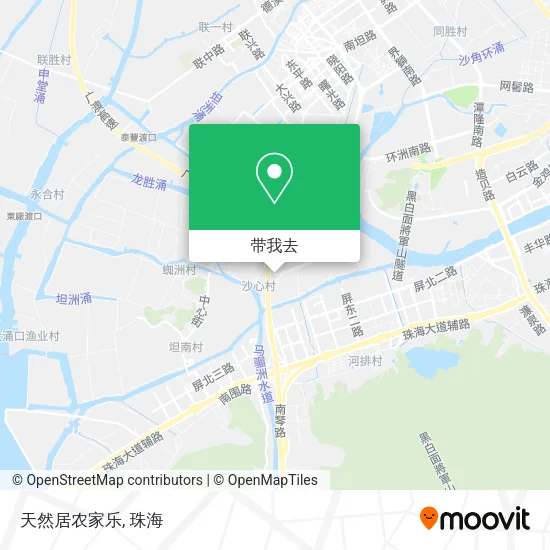 天然居农家乐地图