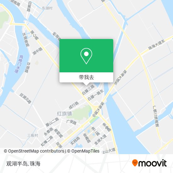 观湖半岛地图