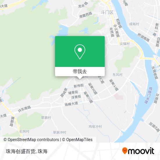 珠海创盛百货地图