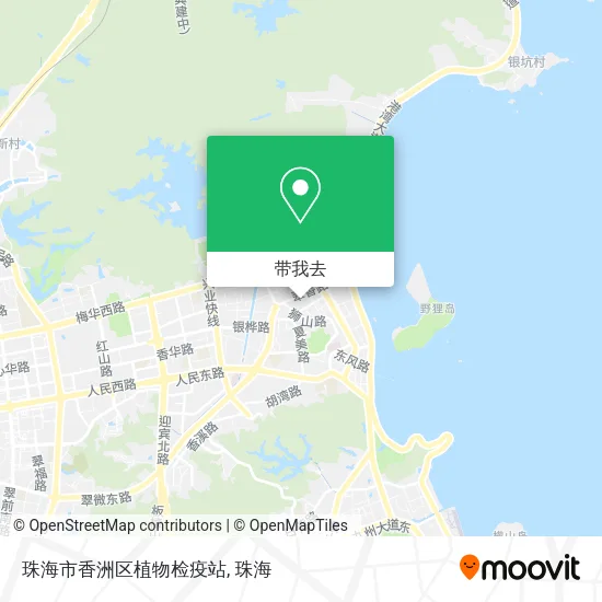 珠海市香洲区植物检疫站地图