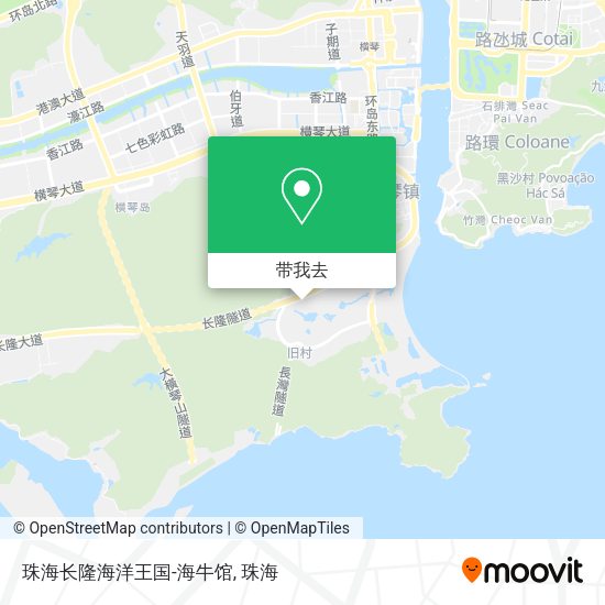 珠海长隆海洋王国-海牛馆地图