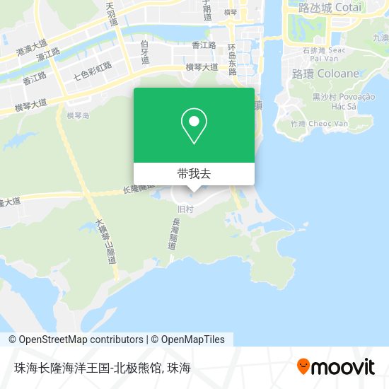 珠海长隆海洋王国-北极熊馆地图