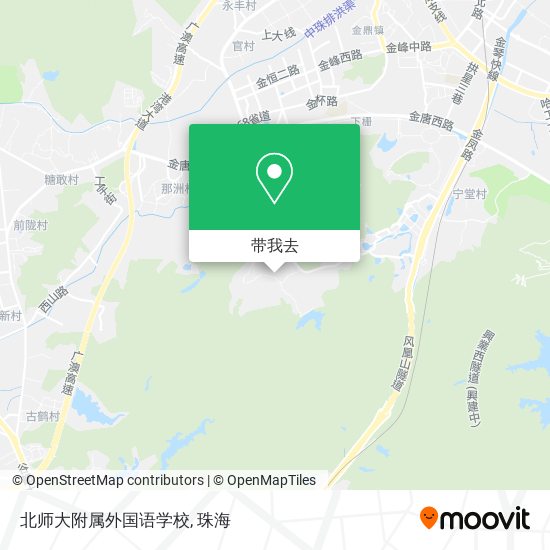 北师大附属外国语学校地图