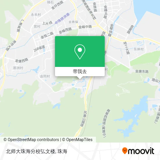 北师大珠海分校弘文楼地图