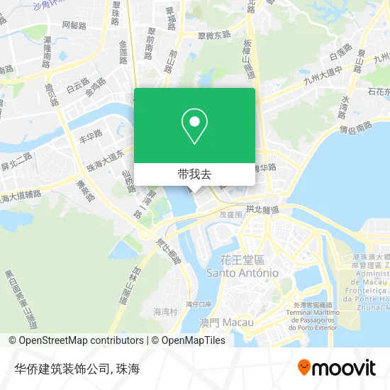 华侨建筑装饰公司地图