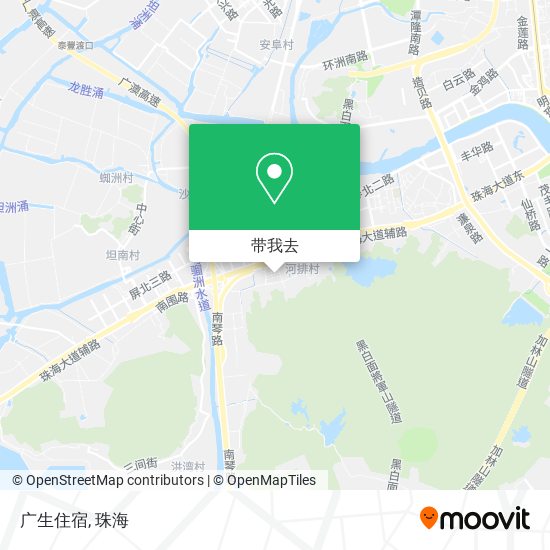 广生住宿地图