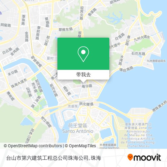 台山市第六建筑工程总公司珠海公司地图