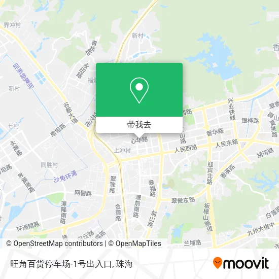 旺角百货停车场-1号出入口地图