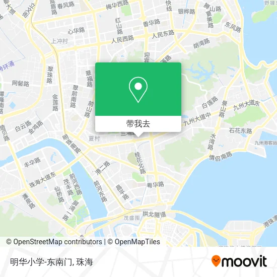 明华小学-东南门地图