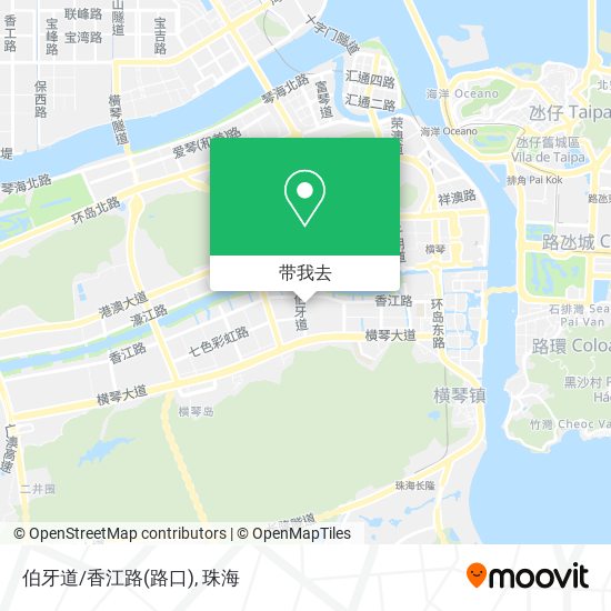 伯牙道/香江路(路口)地图