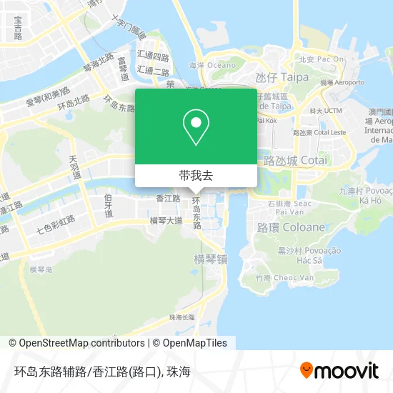 环岛东路辅路/香江路(路口)地图