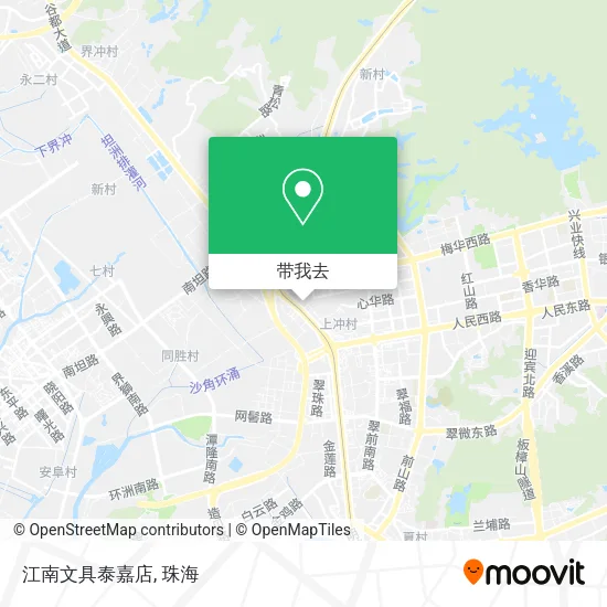 江南文具泰嘉店地图