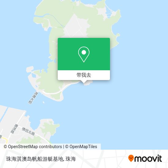 珠海淇澳岛帆船游艇基地地图