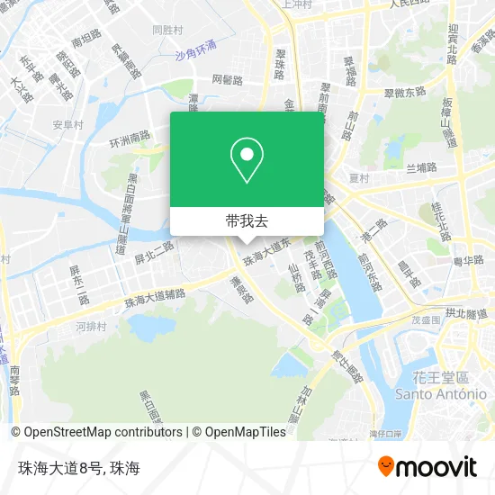 珠海大道8号地图