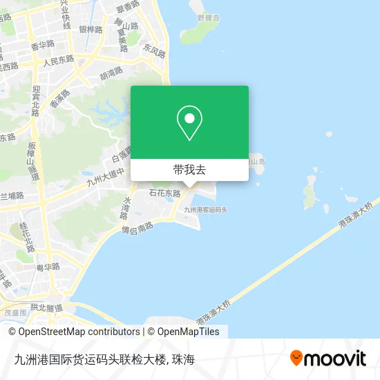 九洲港国际货运码头联检大楼地图