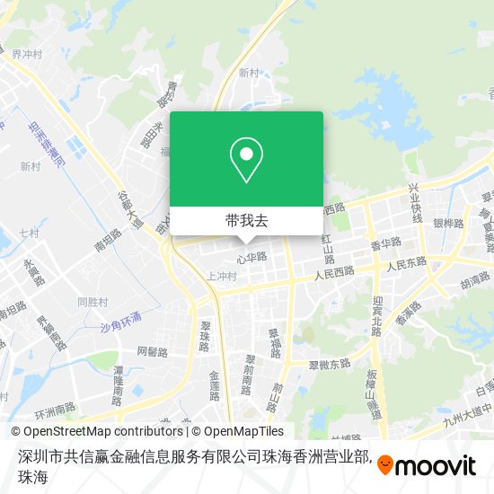 深圳市共信赢金融信息服务有限公司珠海香洲营业部地图