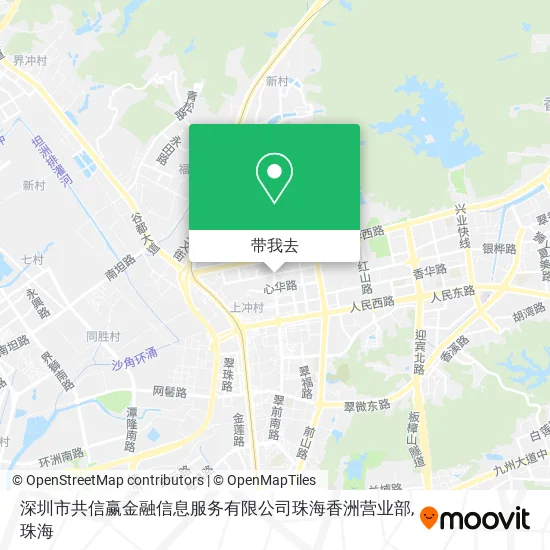 深圳市共信赢金融信息服务有限公司珠海香洲营业部地图
