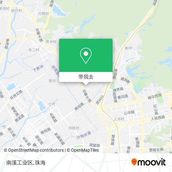 南溪工业区地图