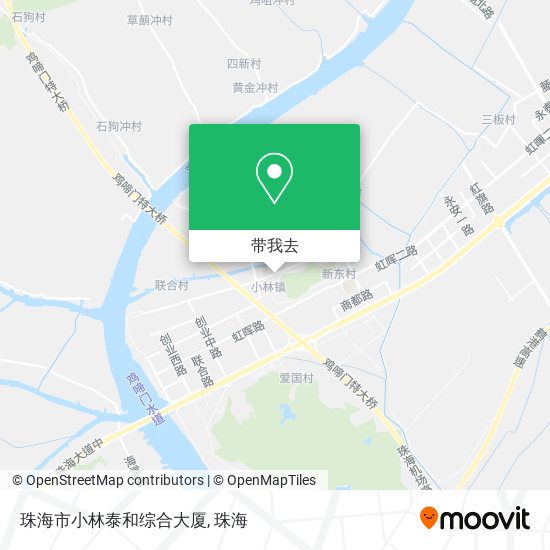 珠海市小林泰和综合大厦地图