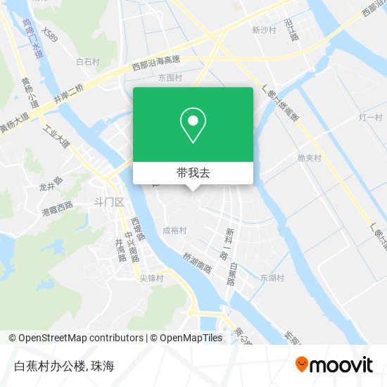 白蕉村办公楼地图