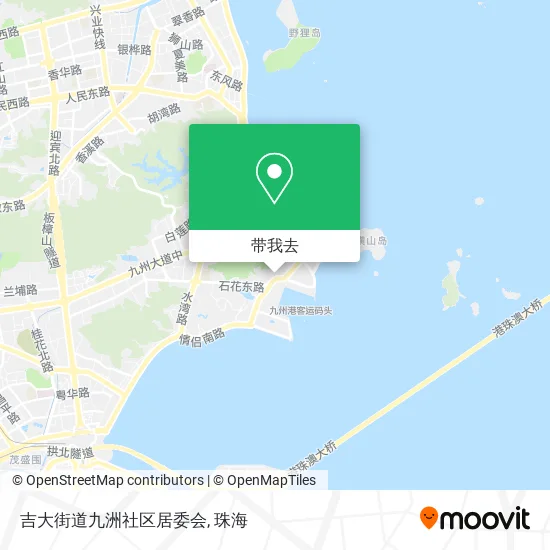 吉大街道九洲社区居委会地图