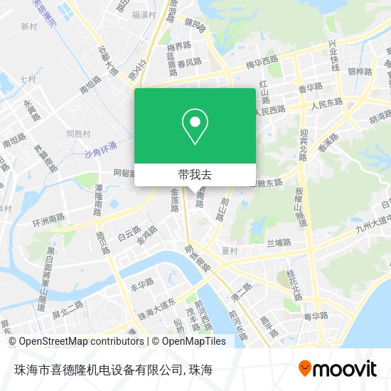 珠海市喜德隆机电设备有限公司地图
